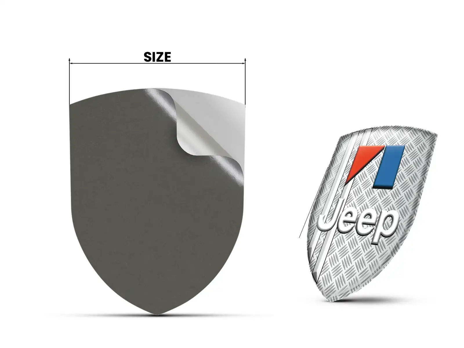 Jeep Etichetta Impermeabile Pro Max Durevole Moderna